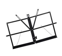 TOYANDONA Support de Partitions de Bureau Pliant en Fer, Pupitre Portable et Compact pour Partitions Musicales et Livres, Pupitre de Musique Multifonction pour Utilisation à Domicile