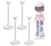 TOYANDONA Support de poupée Blanche Support de de de poupée 4pcs de de ée pour ées et Figurines 35cm