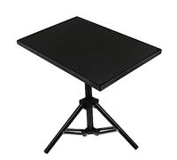 TOYANDONA Support de Projecteur Trépied Réglable 55 Cm Plateau T10 Petit Format en Métal Pliable pour Usage DJ, Support Portable pour Ordinateur Portable et Accessoires de Musique Électronique