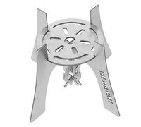 TOYANDONA Support de Réchaud de Camping Acier Inoxydable à Haute Température Stable et Portable pour Barbecue Plein Air Randonnée et Survie