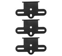 TOYANDONA Support de Réflecteur Arrière pour Vélo Étanche et Polyvalent en Alliage D'aluminium, 3 Pièces Pince Fixe pour Porte-Bagages Arrière et Balades Nocturnes