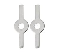 TOYANDONA Support de Remplissage de Saucisses en Acier Inoxydable 2 Pièces pour Hachoir à Viande Diamètre 55 MM Accessoires Cuisine Domestique pour Farce de Viande Ustensiles Robustes et