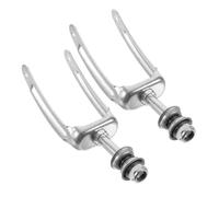 TOYANDONA Support De Roue Frontale Pour Fauteuil Roulant 6-8 Pouces En Acier Zingué Roulements Stabilité Renforcée Usage Fauteuil Roulant Manuel Et Électrique Maintenance Mobilité