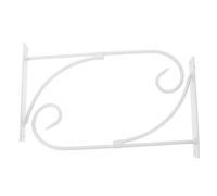 TOYANDONA Support Mural en Fer 2pcs pour Jardinière Suspendue, Crochets Robustes Anti-Rouille et Déformation, pour Maison et Décoration Extérieure