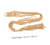 TOYANDONA Support Mural Guitare Macramé Résistant et Sécurisé Crochet Décoratif pour Guitare Acoustique et Électrique Rangement Mural Polyvalent pour Intérieur et Extérieur Style Naturel