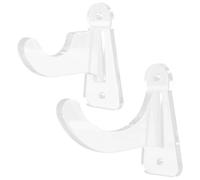 TOYANDONA Support Mural pour Battes de Baseball, Porte-battes Pratique en Acrylique, Affichage Horizontal, Rangement de Collection, Fixation Murale, Maison, pour Battes et Sticks