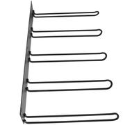 TOYANDONA Support Mural pour Bottes Robustes en Métal Noir - Porte-Bottes Suspendu 1 Pièce, Organisateur de Bottes pour Rangement Compact en Entrée et Placard, Étendoir à Chaussures Solide