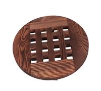 TOYANDONA Support Pot de Fleurs Rond avec roulettes Plateau Mobile Durable pour Plantes Intérieur Extérieur Base Stable pour Pots de Jardin et Vases