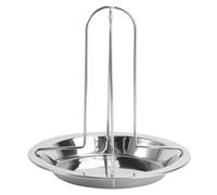 TOYANDONA Support Poulet Barbecue Acier Rack Cuisson Portable pour Camping et Repas Extérieur Facile à Monter et Transporter