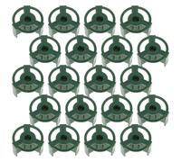 TOYANDONA Support pour Vase Cylindrique en Plastique Vert Insertion Facile au Sol et Surface Antidérapante pour Bouquets et Compositions de Fleurs Artificielles en Cimetière