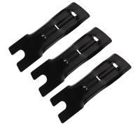 TOYANDONA Supports de Mât de Drapeau en Fer Lot de 3 Accessoires de Vélo Compacts pour Cyclisme Extérieur Fixation Résistante aux Vents Violents