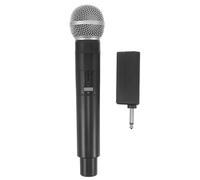 TOYANDONA Système de microphone sans fil portatif avec récepteur, voix | Microphone vocal rechargeable pour les spectacles, le chant en extérieur, la musique en direct ou les discours, poignée