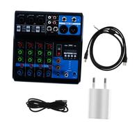 TOYANDONA Table de Mixage Canaux pour Enregistrement et Diffusion Console Audio Compacte USB sans Adaptée Karaoké à Domicile Streaming PC Boîtier