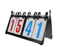 TOYANDONA Table Flipper Scoreboard Portable Chiffres Étanche pour Basket Football Badminton Tennis Compteur de Score Portable Durable et Facile à Utiliser
