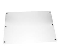TOYANDONA Tableau Blanc Magnétique en Acrylique Transparent Effaçable à Sec Surface Lisse Confortable, pour Rappel de Planning et Liste de Tâches pour Réfrigérateur