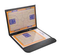 TOYANDONA Tableau de Basket-Ball Magnétique Pliable Cuir Artificiel, Portable et Facile à Ranger, pour Démonstration et Enseignement du Basketball