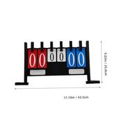 TOYANDONA Tableau de Score Portable Multisport Résistant Aux Intempéries Compteur de Score Facile à Utiliser Détachable et Compact pour Volley-Ball Football Tennis de Table et Badminton