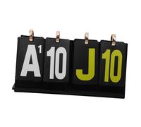 TOYANDONA Tabletop Flip Scoreboard Portable Multi-Sports Score Keeper for Card Games Billiards Tennis Basketball and Football Easy-to-Use Score Recorder