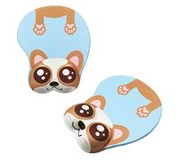 TOYANDONA Tablette D'ordinateur De Bureau Coussin De Poignet Coussin en Mousse à Mémoire De Forme Tapis De Souris Non Pad Bloc D'ordinateur Repose-Poignet M42 Antidérapant Manette De Jeu