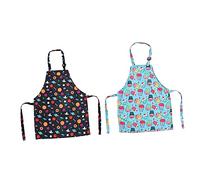 TOYANDONA Tablier De Peinture Pour Tout-petits Lot De 2 Tabliers De Cuisine Et De Peinture Pour Garçons Et Filles Respirants Et Faciles À Laver Pour Les Occasions Spéciales