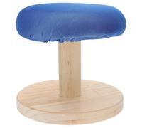 TOYANDONA Tabouret de Repassage en Bois Compact Housse en Tissu, Design Portable Facile à Transporter pour Repasser Pantalons et Jupes Maison Hôtel