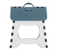 TOYANDONA Tabouret Pliable Portable en Plastique Bleu Nordique, Mini Tabouret D’extérieur Léger pour Pêche et Camping, Marchepied pour Adultes, Pliant Compact, 1 Pièce