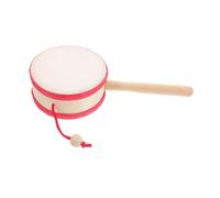 TOYANDONA Tambour Hochet pour Tout-Petits Instrument de Percussion Traditionnel Orff et Portable Développement du Rythme et Coordination pour Garçon Fille