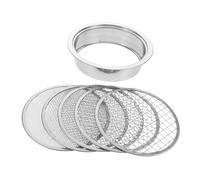 TOYANDONA Tamis à Terre Acier Inoxydable pour Jardinage Filtrage Et Roches avec Maille Amovible Et Conception Multifonctionnelle