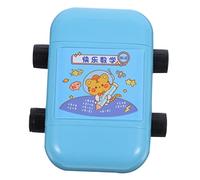 TOYANDONA Tampon Mathématique pour Garçon Fille Apprentissage Addition Soustraction Tampon Pédagogique Petit Format Plastique pour Exercices Scolaires sans Encre