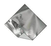 TOYANDONA Tapé Brasier résistant à Haute température pelouse Patio Tapis Cuisson Barbecue Couverture de feu de Camp Ignifuge Pont de Tapis de Grill Ignifuge Silver