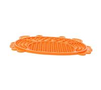 TOYANDONA Tapis de Léchage pour Chien Silicone Forme Crabe Tapis Anti-débordement et Anti-glouton Distributeur Lent pour Chiots et Chats Antidérapant pour Alimentation et Dressage