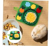 TOYANDONA Tapis de Reniflage Interactif pour Petits Animaux Tapis Alimentation Lent pour Chiots Hamsters Oiseaux et Cochons Durable et Facile à Nettoyer Améliore la Digestion