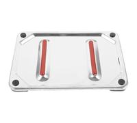 TOYANDONA Tapis de Repos Fer Acier Inoxydable Anti-brûlure Résistant Haute Température pour Table à Repasser Centrale Vapeur Protection et Polyvalente pour Différents Types de Fers à