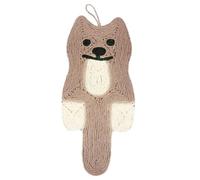 TOYANDONA Tapis Grattant Sisal Forme de Chat pour Accessoire de Grattage Suspendu Durable et pour Étirer et Jouer