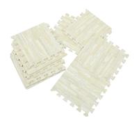 TOYANDONA Tapis Puzzle En Mousse Eva Imitation Bois 30x30x1 Cm Pour Bébé Et Garçon Et Filles, Lot De 10 Dalles Emboîtables Épaisses, Tapis De Jeu Sûr Et Confortable Pour Salon Et Chambre