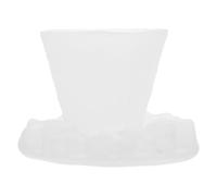 TOYANDONA Tasse à Thé en Verre Chic pour Dégustation, Style Rétro Élégant | Accessoire pour Service du Thé, Format Compact et Lisse, pour Thé Jaune et Vert, avec Sous-verre