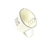 TOYANDONA Tasse Émaillée avec Graduation pour Mesurer Mug Multifonction Émail avec Bec Verseur Tasse à Boire pour Cuisine et Pâtisserie Petit Modèle pour Lait et Yaourt