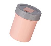 TOYANDONA Tasse Isolante à Bouillie Portable avec Couvercle Étanche Gobelet Léger pour Petit-déjeuner Céréales et Soupe Facile à Nettoyer et Transporter pour École et Bureau Rose Fleur de