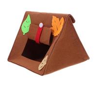 TOYANDONA Tente-Maison Triangulaire pour Petits Animaux Nid Chaud pour Hamster et Perruche Cachette Isolante en Tissu Haute Densité Refuge Portable et Facile à Nettoyer Abri Polyvalent