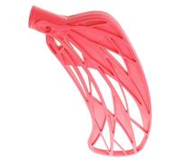 TOYANDONA Tête de Crosse de Hockey en Ligne Souple Rouge Gauche Embout de Remplacement pour Bâton de Hockey sur Rue Extrémité Incurvée Contrôle Amélioré et Polyvalence Sportive