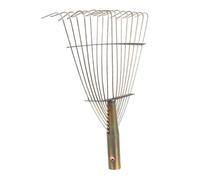 TOYANDONA Tête De Râteau Jardin Métal Dents Outil De Nettoyage pour Pelouses Parterres De Fleurs Et Collecte De Débris