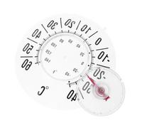 TOYANDONA Thermomètre à Ventouse pour Fenêtre Affichage Analogique Mesure Précise Température Intérieure et Extérieure pour Chambre et Maison