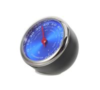 TOYANDONA Thermomètre Hygromètre Mécanique pour Voiture Bleu, Jauge de Température Compacte et Précise pour Tableau de Bord, Moniteur D’humidité Intérieur Polyvalent pour Automobile