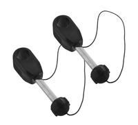 TOYANDONA Tige de Verrouillage de Pagaie Réglable en Aluminium avec Verrou Amovible Lot de 2 Pièces Système D’Ancrage Sécurisé pour Kayak Accessoire de Gouvernail pour Sports Nautiques