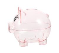 TOYANDONA Tirelire Cochon Capacité pour Garçon Fille Pot à Transparent Rose Économisez et Cadeau Garçon Fille Anniversaire Noël