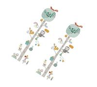 TOYANDONA Toise Autocollante Pour Enfants 2 Pièces 30 X 60 Cm Décoration Murale Créative Pour Garçons Et Filles