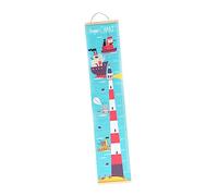 TOYANDONA Toise de Mural pour Garçon et Décoration Murale Corde Suspendre Tissu Solide Motif Phare de Taille Bébé Souvenir Familial Tableau de à Suspendre