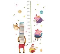 TOYANDONA toise enfants toise de dessin animé toise pour les stickers muraux décalcomanies murales de croissance en hauteur