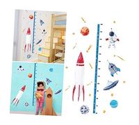 TOYANDONA Toise Murale Autocollante Pour Garçon Fille Toise Illustrée Murale Stickers Muraux Croissance Décoration Intérieur Garçon Fille