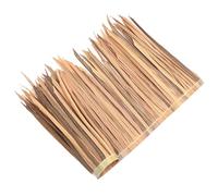 TOYANDONA Toiture de Chaume Artificielle Ignifuge en PE Imitation Paille Mexicaine, Panneau Décoratif pour Jardin et Pergola, Résistant Pluie et Soleil, Aménagement Paysager Extérieur,